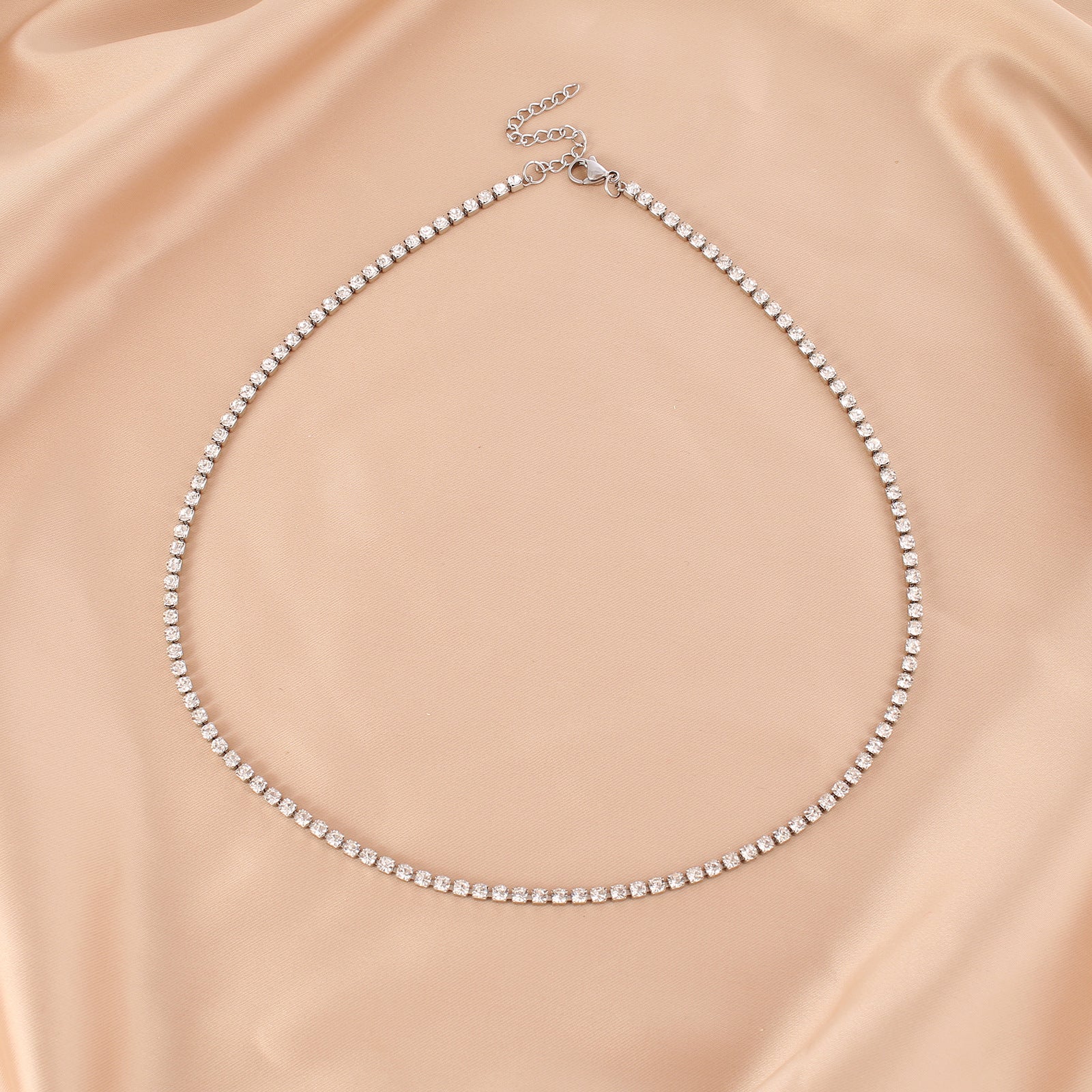 Wholesale Stainless steel zircon diamond cool style bracelet